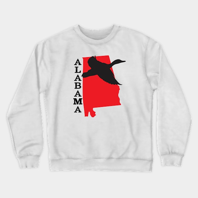 Alabama Duck Hunting Apparel Crewneck Sweatshirt by stockwell315designs